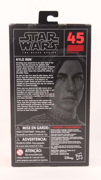 Star Wars Kylo Ren The Last Jedi Episode VIII Movie Black Series Hasbro Action Figure Toy Review