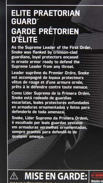 Star Wars The Last Jedi Elite Praetorian Guard Black Series 6 Inch Hasbro Movie Action Figure Review
