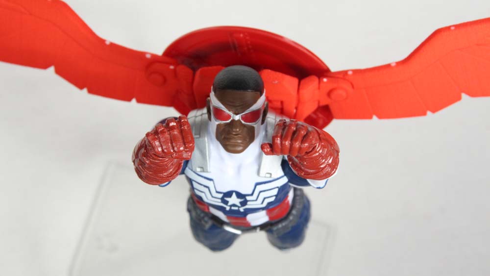 Marvel Legends Sam Wilson Captain America Falcon Wings by Shapeways Action Figure Toy Review