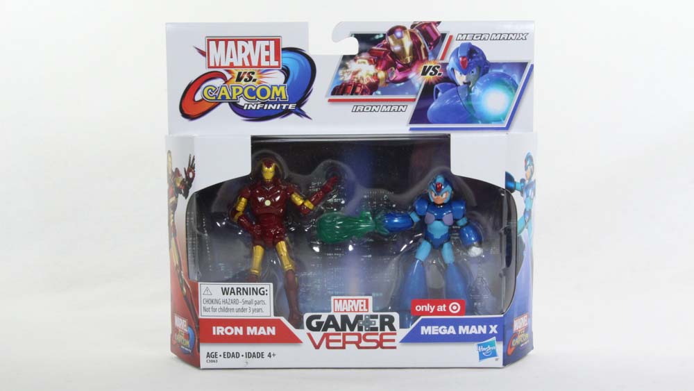 Marvel vs Capcom Infinite Iron Man Mega Man X 2-Pack Target Exclusive Hasbro Figure Toy Review