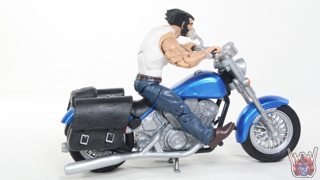 Marvel Legends Wolverine Motorcycle Bike Ultimate Set Marvel Comics Logan Action Figure Toy Review